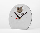 Tischuhr - Typo - Get Shit Done - Guter Spruch zum Thema Zeit - Typografisch - Kreative Uhr