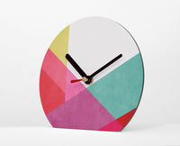 Tischuhr - Color - Reflection - Bunte Uhr - Moderne Farbkombination - Coole Deko für Zuhause