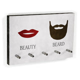 Schlüsselbrett - Typo - Beauty & Beard