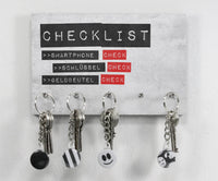 Schlüsselbrett - Typo - Checklist - Nicht vergessen!