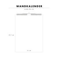 Der ewig lustige Golfkalender mit Sprüchen und Illustrationen für jeden Monat – Wandkalender DIN A4 zum Aufhängen - Golf - Golfer - Kalender