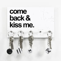 Schlüsselbrett - Typo - Come Back And Kiss Me