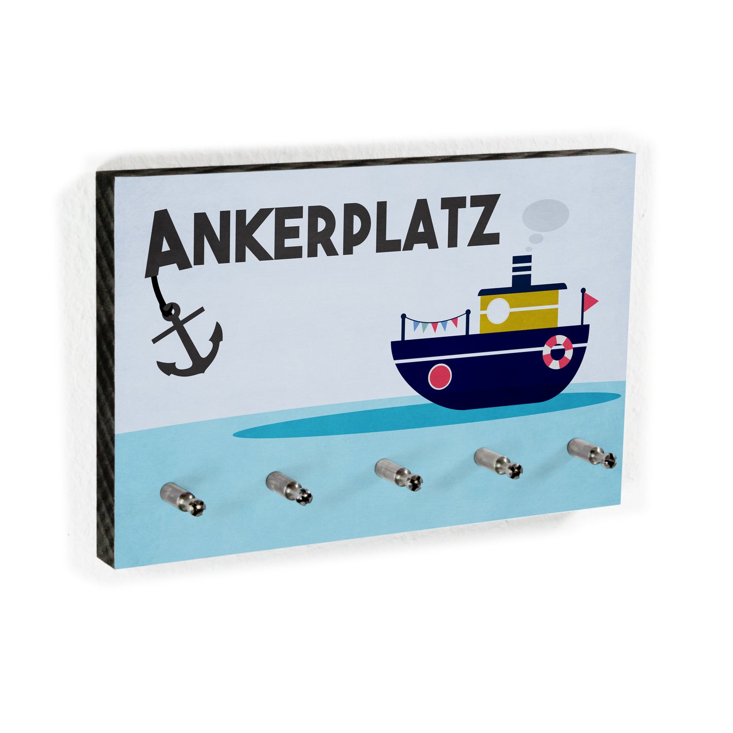 Schlüsselbrett - Typo - Ankerplatz