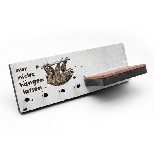 Schlüsselbrett mit Ablage - Hängen Lassen - 4 Haken - Holz und Kork