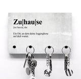 Schlüsselbrett - Typo - Zuhause - Dictionary Design