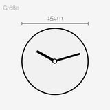 Mini Wanduhr – Mathe Nerd - 15cm