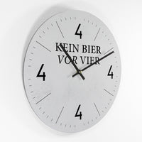 Wanduhr – Kein Bier vor Vier – Edition 2 - 30cm